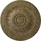 Ekena Millwork Lunel Ceiling Medallion (Fits Canopies up to 3 3/4"), 20 1/4"OD x 1 1/2"P, Mississippi Mud Crackle CM20LUMMC - alternate 1